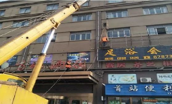 太康安装较高的门店招牌有什么好的方法？